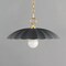 Maxim Lighting Primrose 1-Light Pendant, Dark Grey/Gold Leaf 18055DGGL - alternate 3